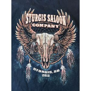 2012‎ Sturgis Saloon Company Men's Size XL Black Tshirt